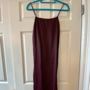 Khaite - Fishtail Dress - Oxblood - S